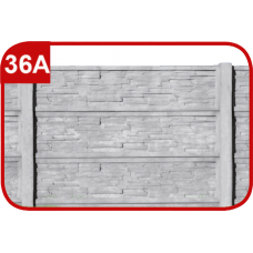 pattern 36a Concrete fence walls 